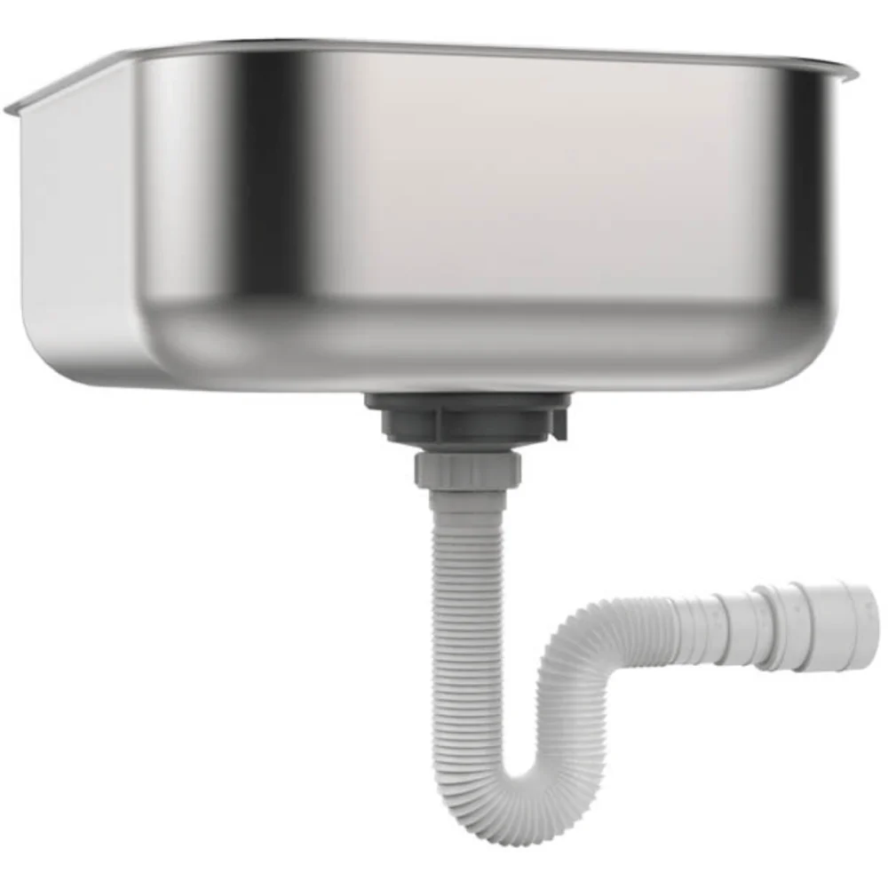 Sifão Tubo Extensivo Sanfonado Universal 70cm Branco Blukit