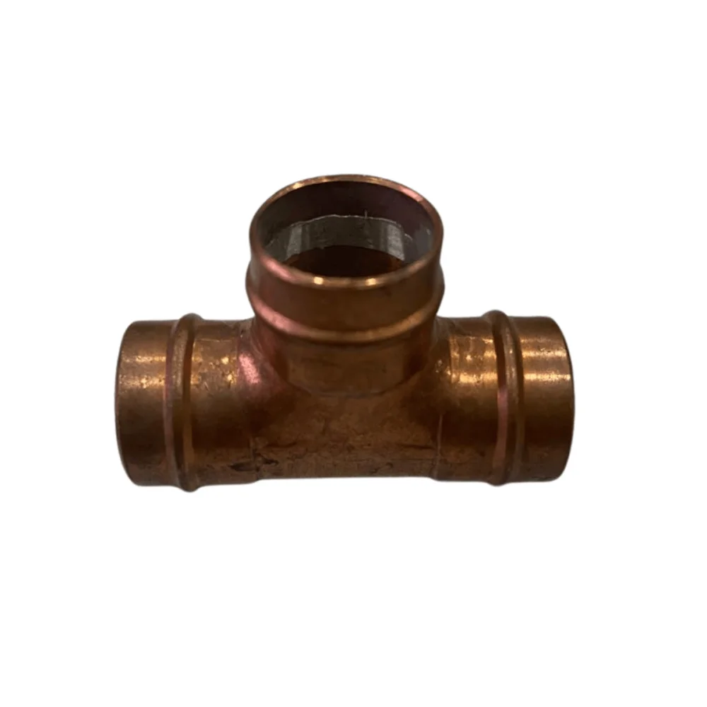 Te de Cobre N15 15mm C/Anel Eluma
