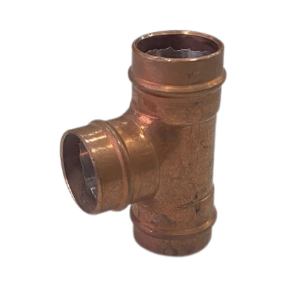 Te de Cobre N15 15mm C/Anel Eluma