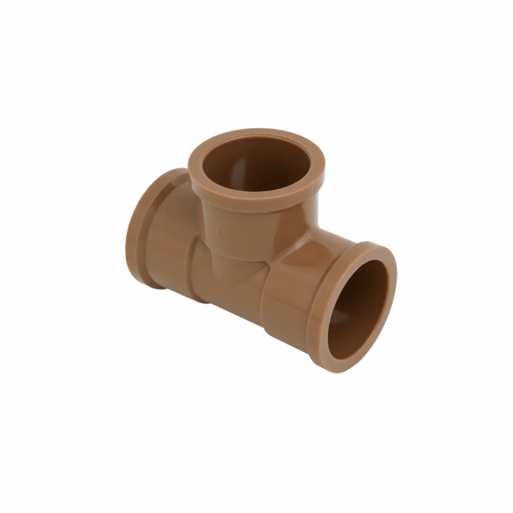 Te PVC Soldável Marrom 32mm Krona