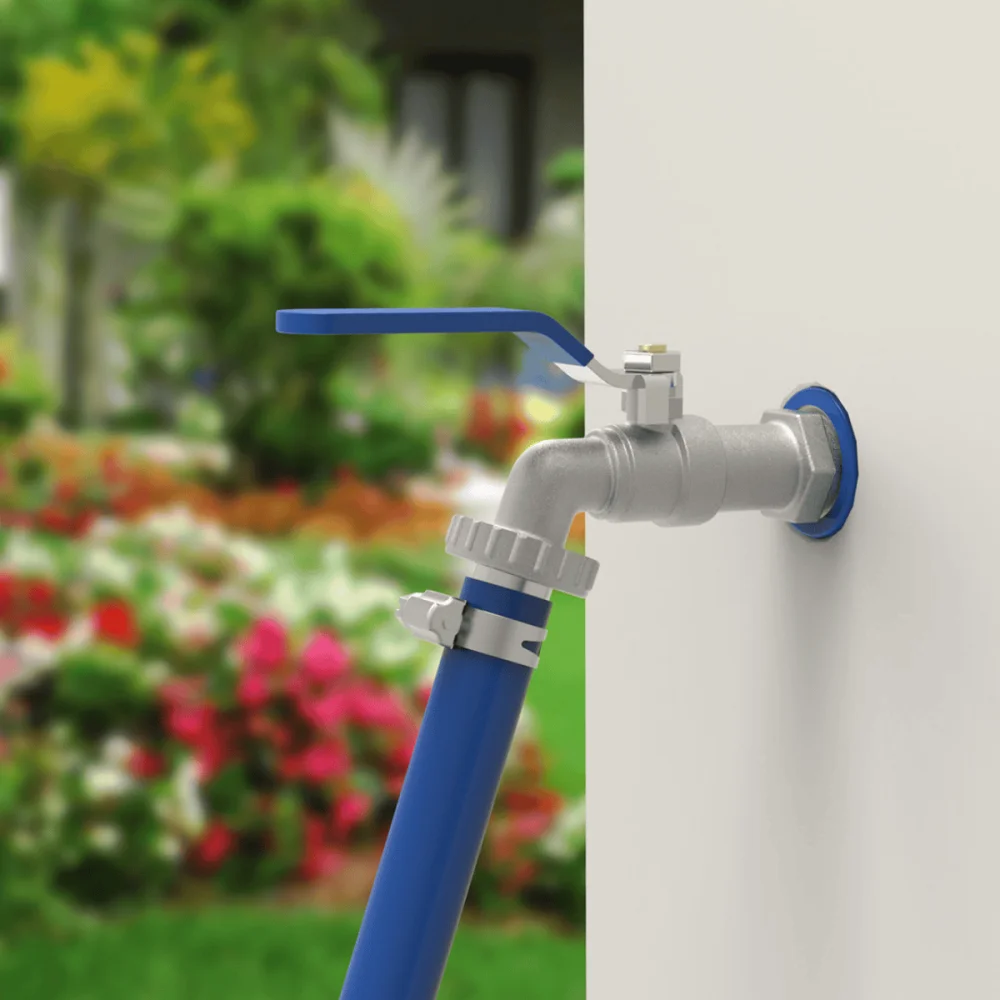 Torneira De Jardim Esfera Com Alavanca 1/4 De Volta 3/4"x1/2" Blukit