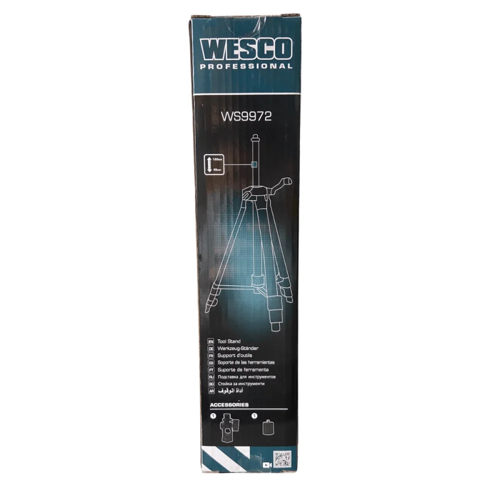 Kit Nível a Laser 5 Linhas + Tripé Wesco - Kit Profissional