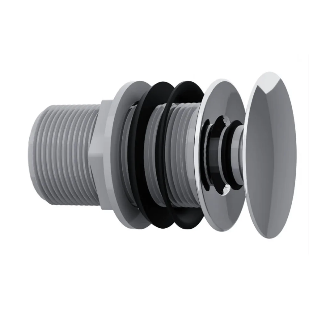 Válvula Click Para Tanque e Lavatório Aba Aço Inox Blukit