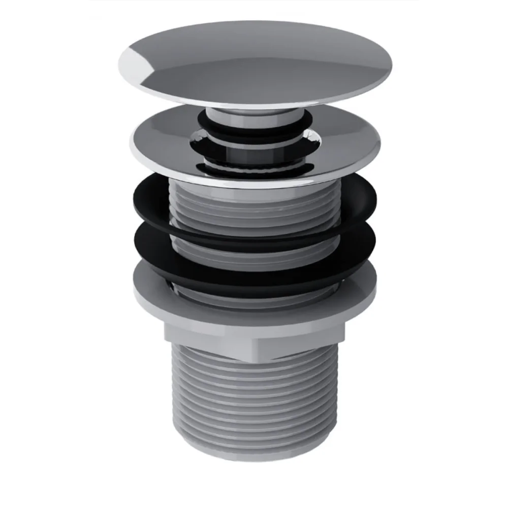 Válvula Click Para Tanque e Lavatório Aba Aço Inox Blukit