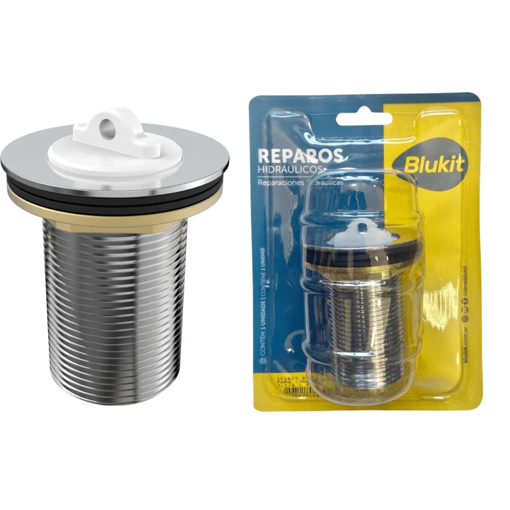 Válvula Para Escoamento De Tanque 1.1/4" x 60mm Blukit