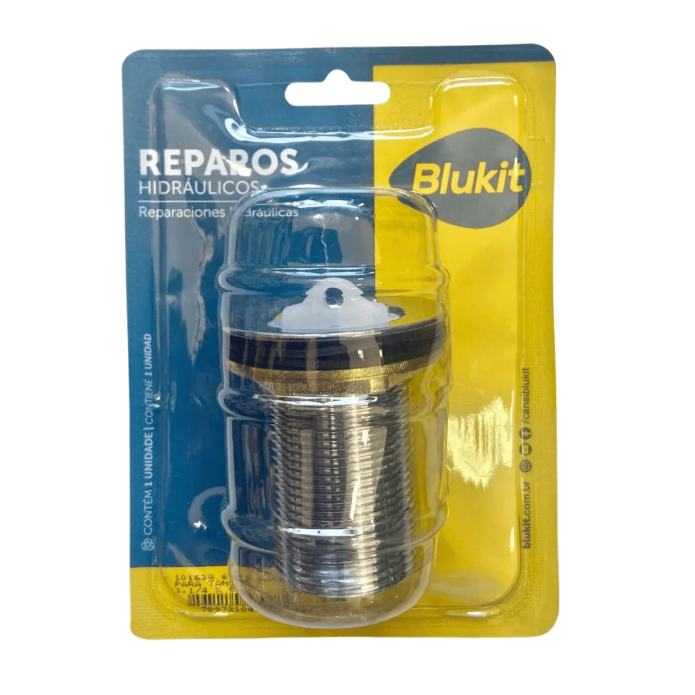 Válvula Para Escoamento De Tanque 1.1/4" x 60mm Blukit