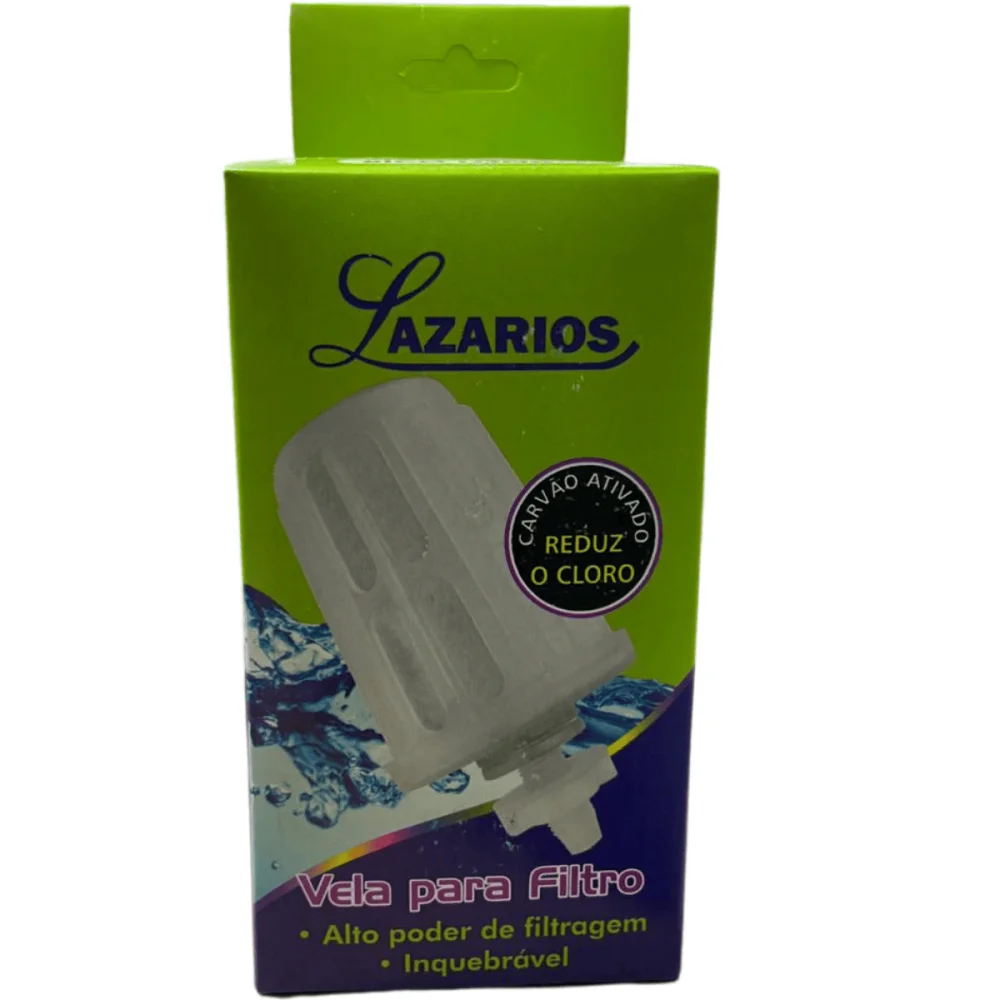 Kit Vela Para Filtro de Barro Com Carvão Ativado c/ 5 unidades