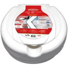 Assento Elevado P/ Vaso Sanitário 7,5cm Branco Soft Mebuki