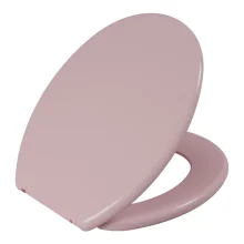 Assento Sanitário Oval Soft Rosa 1 Astra