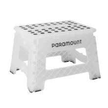 Banqueta Dobrável Antiderrapante 22cm Clear Paramount