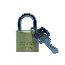 Cadeado Pado de Latão LT 35mm c/ 2 chaves