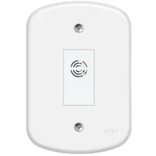 Campainha De Embutir 4x2 Elétrica Cigarra Bivolt (127v-220v) Blanc Ref 4371 Fame