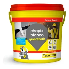 Chapix Blanco 3,6l Quartizolit Aditivo Colante Para Chapisco