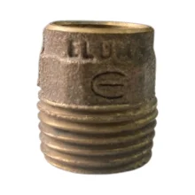 Conector Cobre L/R Macho N3 15mm x 1/2 C/ Anel Eluma