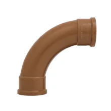 Curva Longa 90º PVC Marrom Soldável 25mm Krona