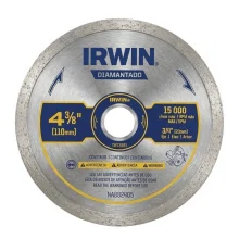Disco Diamantado Contínuo Liso 110x20mm Irwin
