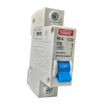 Disjuntor DIN Monopolar 1P 32A Curva C Fame