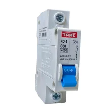 Disjuntor DIN Monopolar 1P 50A Curva C Fame