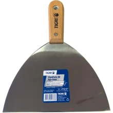 Espátula De Aço Inox 6" (152,4mm) Cb Madeira Ref.2153 Tigre