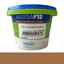 Massa F12 Castanho 400g Viapol