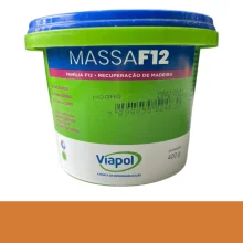 Massa F12 Mogno 400g Viapol
