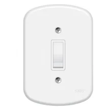 Interruptor 1 Tecla Simples 10A/250v Blanc Ref 560 Fame