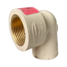 Joelho 90º de Transição Água Quente 22mm x 3/4 Super CPVC Amanco
