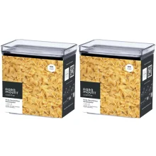 Kit 2 Potes Hermético Retangular 1300ml Paramount