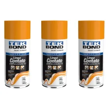 Kit 3 Limpa Contato 300ml TekBond