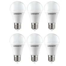 Kit Econômico 6 Lâmpadas LED 12W Lorenzetti – Luz Branca Bivolt