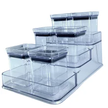 Kit Pote Porta Tempero Hermético c/ 7 peças Lumini Paramount