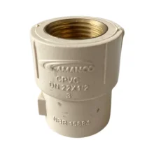 Luva de Transição Água Quente 22mm x 1/2 Super CPVC Amanco