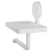 Papeleira Com Adesivo Branca Astra