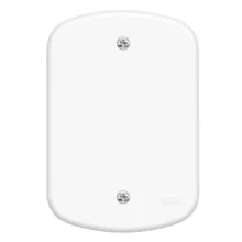 Placa 4x2 Cega F0 Blanc Ref 0760 Fame