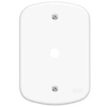 Placa 4x2 F6 Com Furo Saída Para Fio Blanc Ref 182 Fame