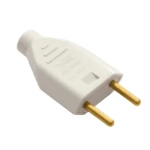 Plug 2P Juncão Macho 10A/250v Cinza Ref 1419 Fame