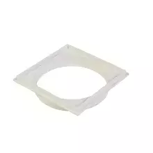 Porta Grelha Quadrada Branca 150mm Krona