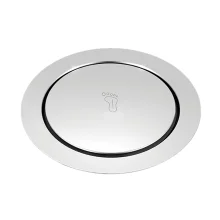 Ralo Click Redondo 10cm x 10cm Aço Inox Mebuki