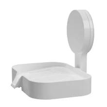 Saboneteira Com Adesivo Branca Astra