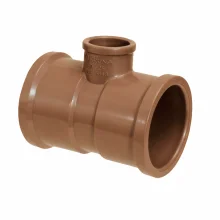 Te De Redução PVC Soldável Marrom 50x25mm Krona