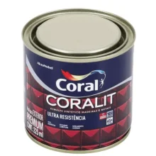 Tinta Esmalte Sintético Base Solvente Coralit Brilho Branco 225ml Coral