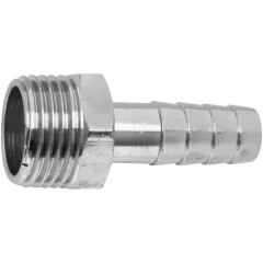 Adaptador Reto P/ Gás 1/2" BSP(M) x 3/8" TM Blukit