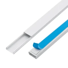 Canaleta Com Fita Dupla Face Sistema X 20mm x 10mm x 2mts Fame