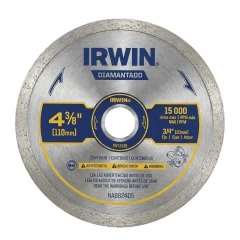 Disco Diamantado Contínuo Liso 110x20mm Irwin