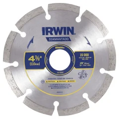 Disco Diamantado Segmentado 110x20mm Irwin
