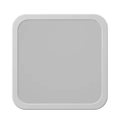 Espelho de Banheiro Articulado Com Adesivo Branco Astra