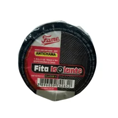 Fita Isolante Uso Geral 5mts x 19mm x 0,13mm Fame