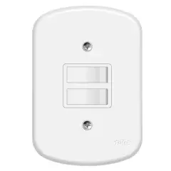 Interruptor 2 Teclas Simples 10A/250v Blanc Ref 627 Fame