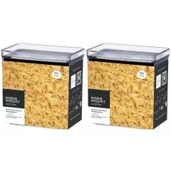 Kit 2 Potes Hermético Retangular 1300ml Paramount