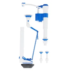 Kit Completo Para Caixa Acoplada Com Acionador Superior Branco Blukit